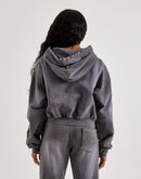 Majestik Allover Print Full-Zip Fleece Hoodie
