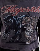 Majestik Leopard Twofer Long-Sleeve Tee