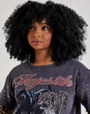 Majestik Leopard Twofer Long-Sleeve Tee