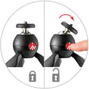 Manfrotto MTPIXI-B Pixi Mini Tabletop Tripod (Black)