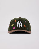 Mitchell & Ness MLB New York Yankees Flower Power Pro Pinch Snapback Hat