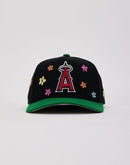 Mitchell & Ness MLB Anaheim Angels Flower Child Pro Pinch Snapback Hat
