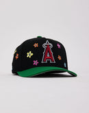 Mitchell & Ness MLB Anaheim Angels Flower Child Pro Pinch Snapback Hat