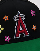 Mitchell & Ness MLB Anaheim Angels Flower Child Pro Pinch Snapback Hat