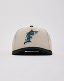 Mitchell & Ness MLB Florida Marlins Zoo Logo Pro Pinch Snapback Hat