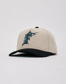 Mitchell & Ness MLB Florida Marlins Zoo Logo Pro Pinch Snapback Hat