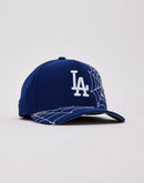 Mitchell & Ness MLB Los Angeles Dodgers Spider Web Pro Pinch Snapback Hat