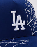 Mitchell & Ness MLB Los Angeles Dodgers Spider Web Pro Pinch Snapback Hat