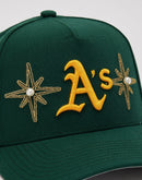 Mitchell & Ness MLB Athletics Star Stones Pro Pinch Snapback Hat