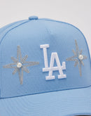 Mitchell & Ness MLB Los Angeles Dodgers Star Stones Pro Pinch Snapback Hat