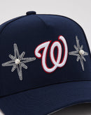 Mitchell & Ness MLB Washington Nationals Star Stones Pro Pinch Snapback Hat