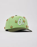 Mitchell & Ness MLB Baltimore Orioles Beaded Pro Pinch Snapback Hat