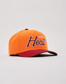 Mitchell & Ness NBA Miami Heat Script Snapback