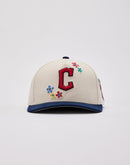 Mitchell & Ness MLB Cleveland Guardians Flower Pro Pinch Snapback Hat