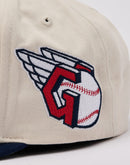 Mitchell & Ness MLB Cleveland Guardians Flower Pro Pinch Snapback Hat