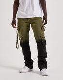 MNML Cargo Flare Denim Jeans