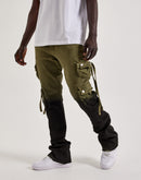 MNML Cargo Flare Denim Jeans