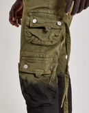 MNML Cargo Flare Denim Jeans