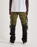 MNML Cargo Flare Denim Jeans