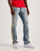 MNML Distressed Flare Denim Jeans
