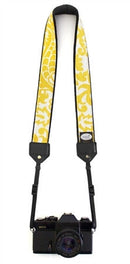 MOD Yellow & White Damask Classic Camera Strap