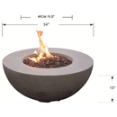 Modeno - Roca Round Concrete Fire Pit Table OFG107