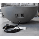 Modeno - Roca Round Concrete Fire Pit Table OFG107