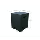 Modeno - Square Concrete Propane Tank Cover with Smooth Texture ONB021