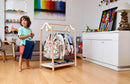 Montessori Wooden Clothes Rack and Wardrobe Set | Child Clothing Organizer