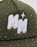 Mr. Mushies Onyx Crystal Trucker Hat
