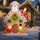 7FT Giant Inflatable Gingerbread House