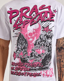 Heads or Tails Pray 4 Peace Tee