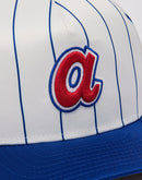 New Era MLB Atlanta Braves Satin Pinstripe 9Fifty A-Frame Snapback