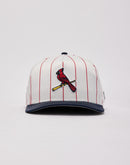 New Era MLB St. Louis Cardinals Satin Pinstripe 9Fifty A-Frame Snapback
