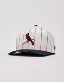 New Era MLB St. Louis Cardinals Satin Pinstripe 9Fifty A-Frame Snapback