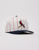 New Era MLB St. Louis Cardinals Satin Pinstripe 9Fifty A-Frame Snapback