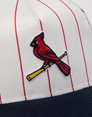New Era MLB St. Louis Cardinals Satin Pinstripe 9Fifty A-Frame Snapback