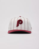 New Era MLB Philadelphia Phillies Satin Pinstripe 9Fifty A-Frame Snapback
