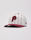 New Era MLB Philadelphia Phillies Satin Pinstripe 9Fifty A-Frame Snapback