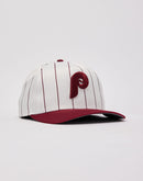 New Era MLB Philadelphia Phillies Satin Pinstripe 9Fifty A-Frame Snapback