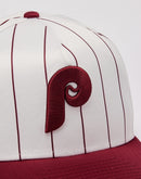 New Era MLB Philadelphia Phillies Satin Pinstripe 9Fifty A-Frame Snapback