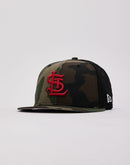 New Era MLB St. Louis Cardinals Woodland Camo 9Fifty Trucker Hat