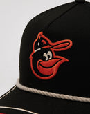 New Era MLB Baltimore Orioles Vintage Rope Trucker Hat