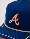 New Era MLB Atlanta Braves Vintage Rope Trucker Hat