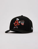 New Era MLB Baltimore Orioles Cartoon 9Fifty A-Frame Snapback Hat