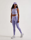Nike Pro Mid-Rise Mesh-Paneled Leggings