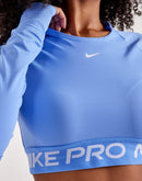 Nike Pro Dri-FIT Cropped Long-Sleeve Top