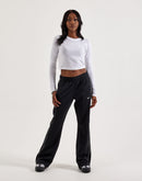 Nike Sportswear Chill Knit Long-Sleeve Cropped Shirt