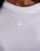 Nike Sportswear Chill Knit Long-Sleeve Cropped Shirt