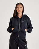 Nike Phoenix Fleece Loose Full-Zip Cropped Hoodie